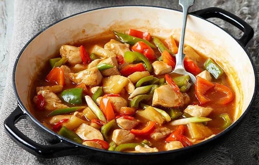Speedy sweet and sour chicken